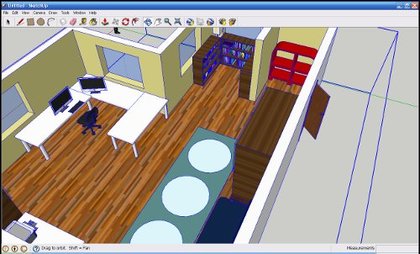 sketchup.jpg - fonte: sketchup.jpg (imagem JPEG, 500x302 pixels) (http://webworkerdaily.files.wordpress.com/2009/03/sketchup.jpg)