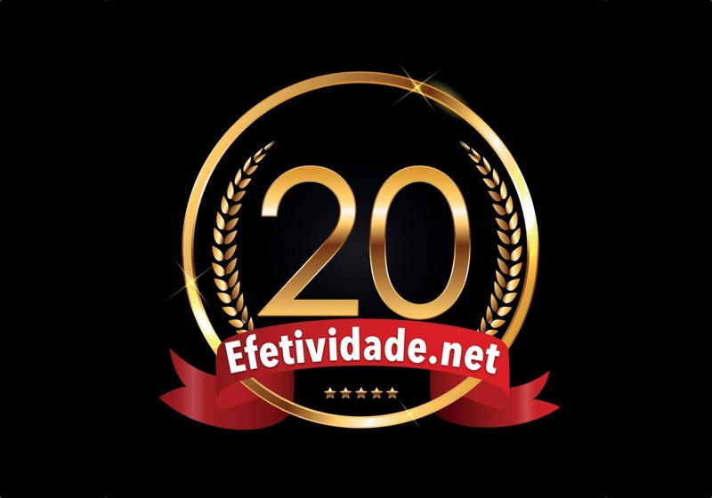 Uma coroa comemorativa de 20 anos