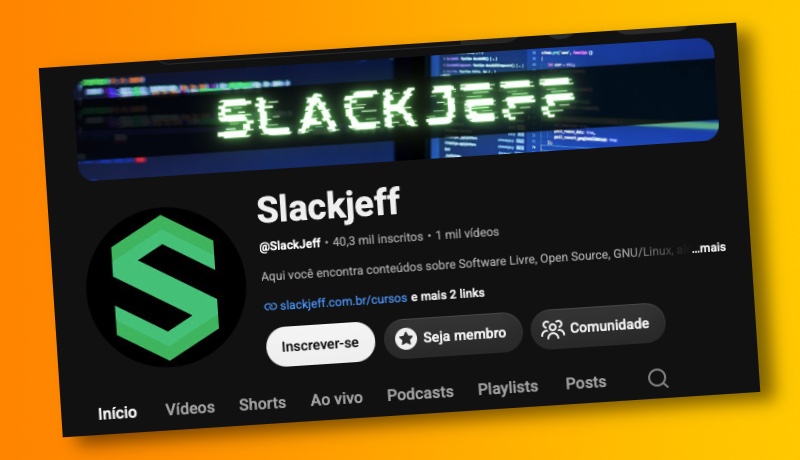 Banner do canal do SlackJeff