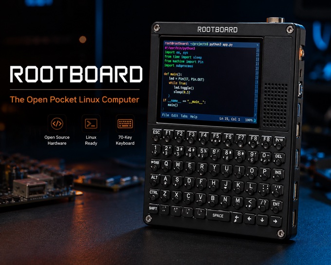 Imagem comercial do conceito do RootBoard