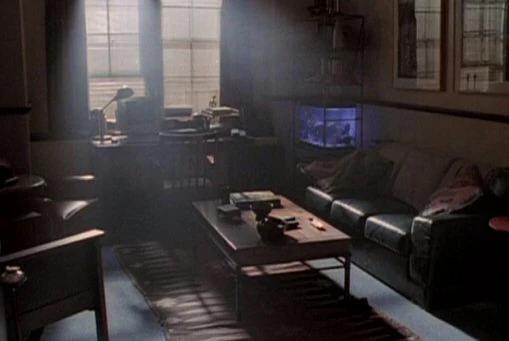 foto promocional do apartamento do agente especial Fox Mulder