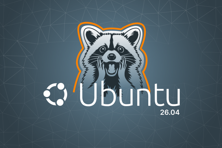 Um banner do Ubuntu 26.04 Resolute Raccoon